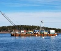 Navigating a cable-lay barge in Maine. Surface and Subsurface Navigation Fig. 4