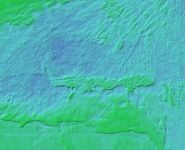 Shaded relief mutibeam imagery. G&G and HRG Fig. 4
